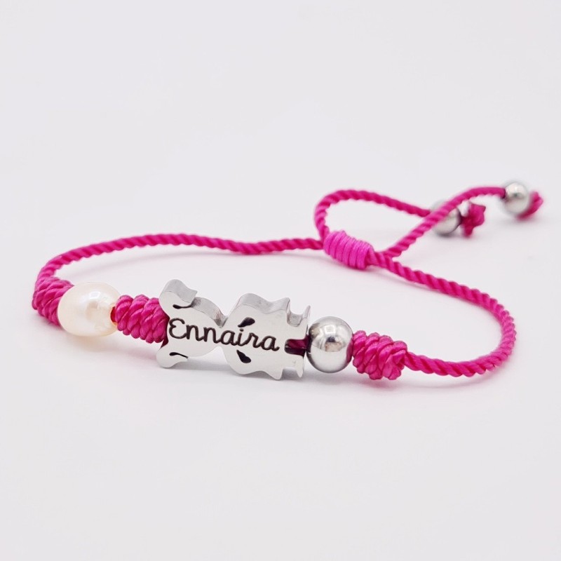 Pulsera modelo niño o niña con el nombre |Dcorazon