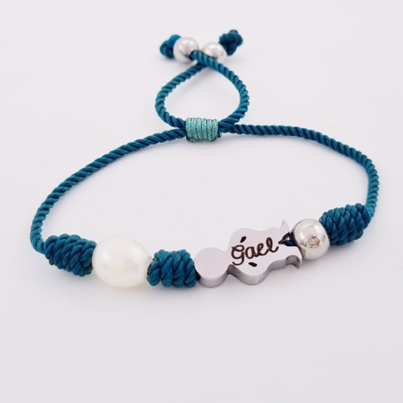 Pulsera modelo niño o niña con el nombre |Dcorazon