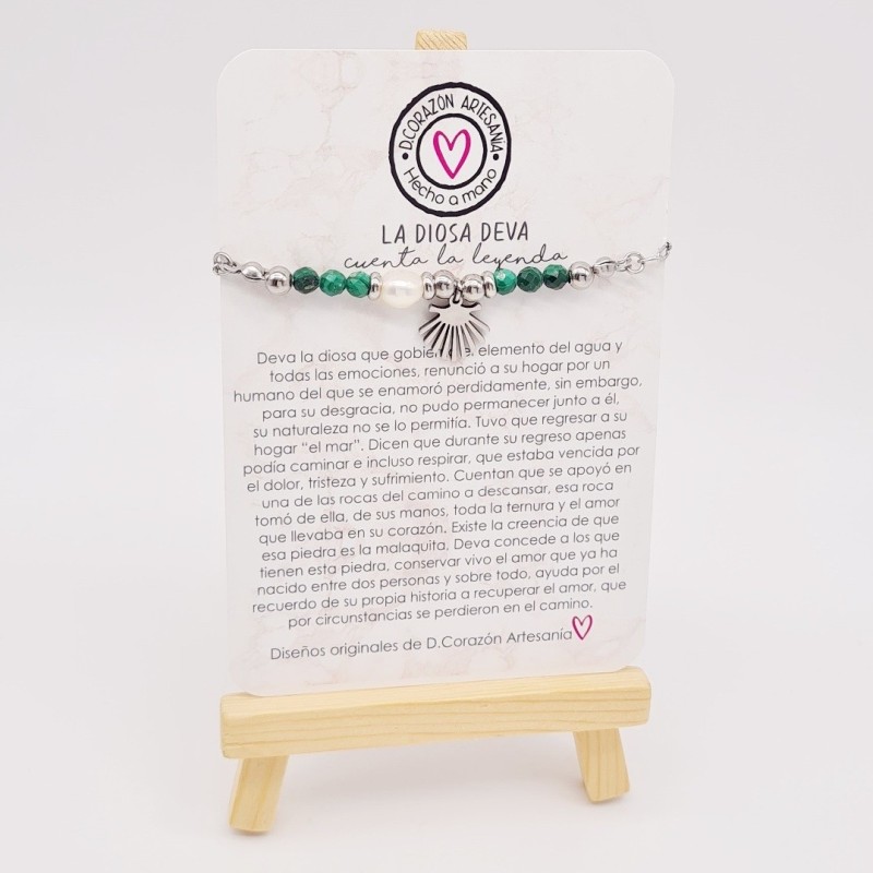 Pulsera protectora, combinación de piedras energéticas, ajustable para todas las tallas, acero inoxidable.