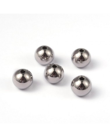 Bola maciza de 10X9mm, acero inoxidable| Creasentidos.es