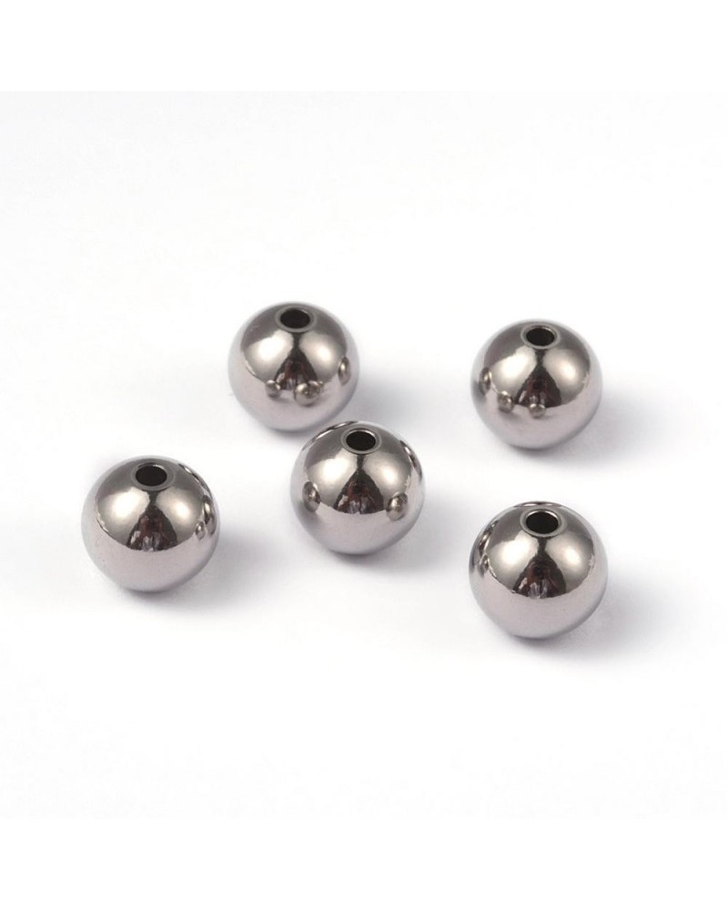 Bola maciza de 10X9mm, acero inoxidable| Creasentidos.es