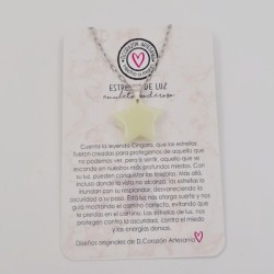 Collar, estrella luminosa | D.Corazón