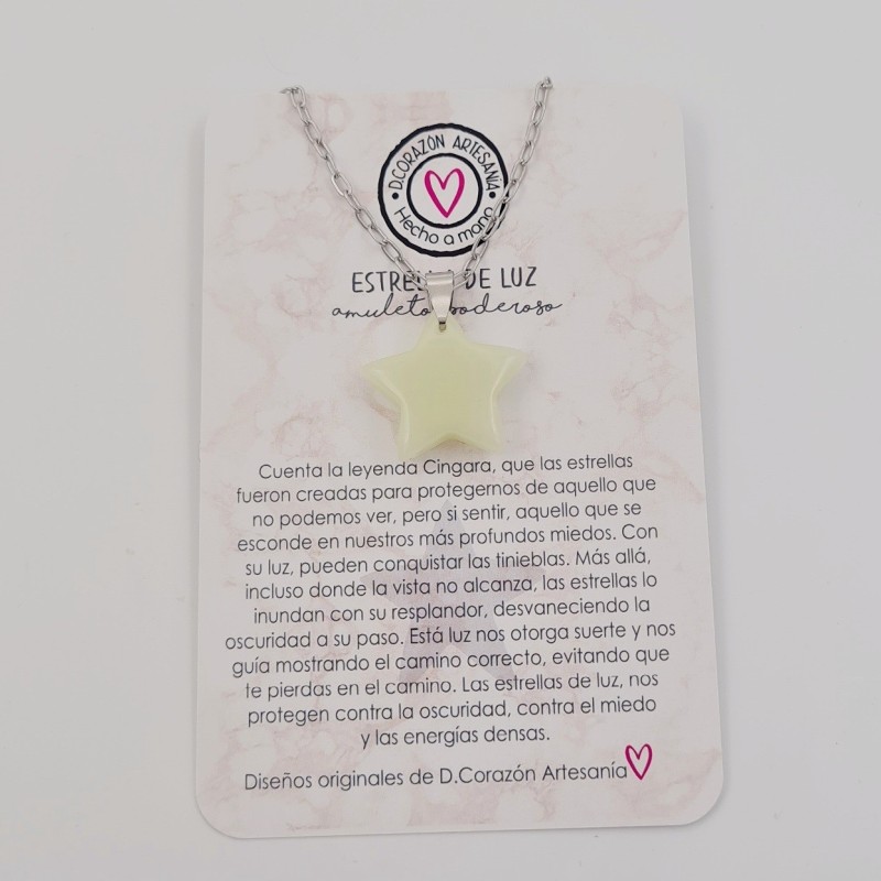 Collar, estrella luminosa | D.Corazón