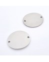 Conector oval para pulsera de acero inoxidable para grabar | Creasentidos