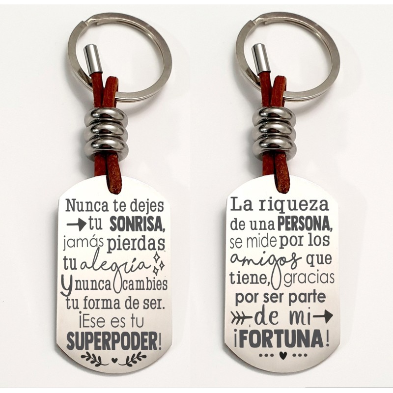 Llaveros con frases bonitas | Dcorazon