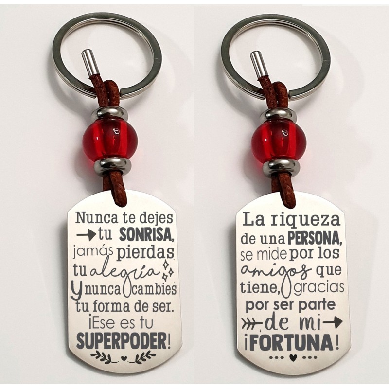 Llaveros con frases bonitas | Dcorazon