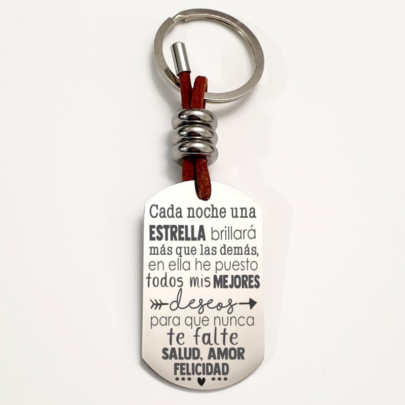 Llaveros con frases bonitas | Dcorazon