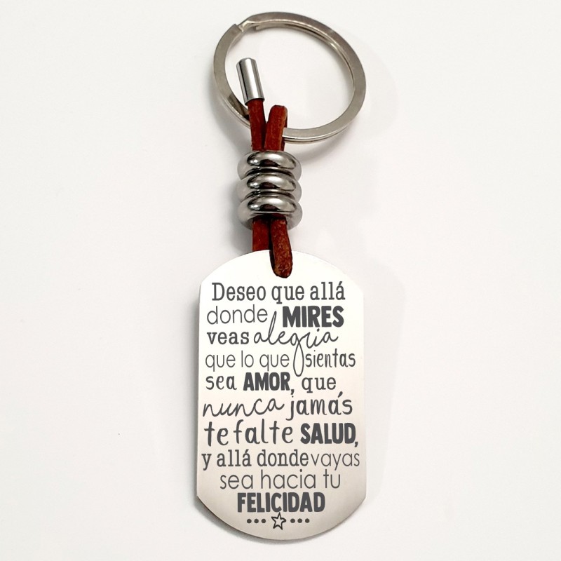 Llaveros con frases bonitas | Dcorazon