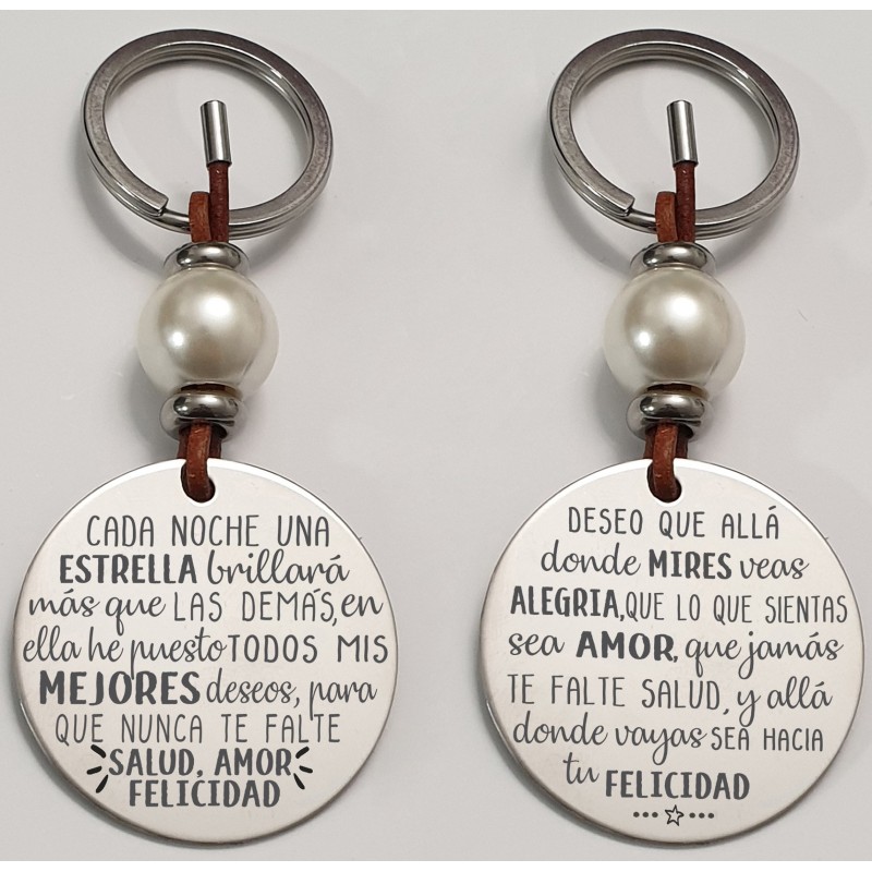 Llavero con frases bonitas | Creasentidos