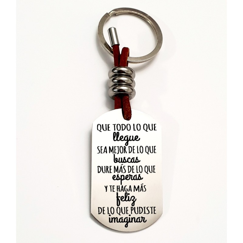 Llaveros con frases bonitas | Dcorazon