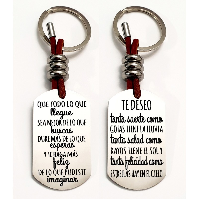 Llaveros con frases bonitas | Dcorazon
