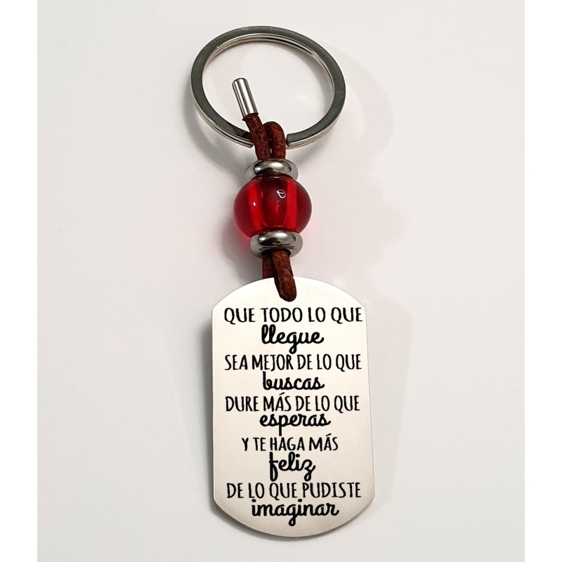 Llaveros con frases bonitas | Dcorazon