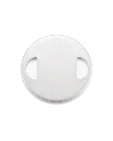 Conector redondo para pulsera de acero inoxidable para grabar | Creasentidos