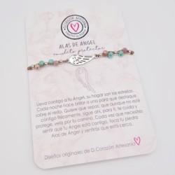 Pulsera modelo ALAS DE ÁNGEL | Dcorazón