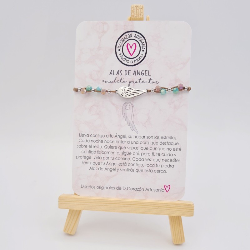 Pulsera modelo ALAS DE ÁNGEL | Dcorazón