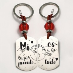 Llavero DUO, para enamorados.
