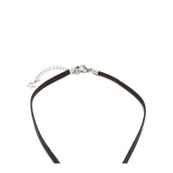 Collar redondo, modelo RODA, elegante, cuero nacional.