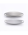 Placa para grabar de acero con forma oval | Creasentidos