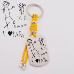 Llavero VENTURA, con dibujo infantil | Creasentidos