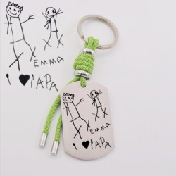 Llavero VENTURA, con dibujo infantil | Creasentidos