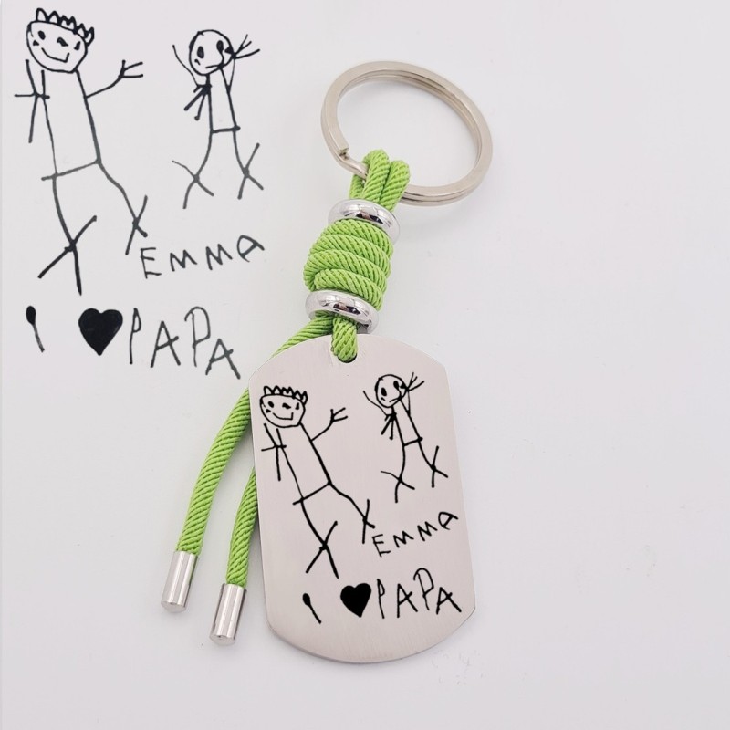 Llavero VENTURA, con dibujo infantil | Creasentidos