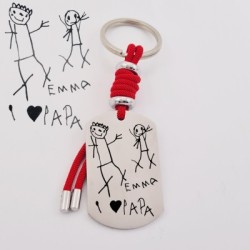 Llavero VENTURA, con dibujo infantil | Creasentidos