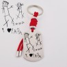 Llavero VENTURA, con dibujo infantil | Creasentidos