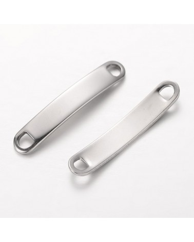 Conector para pulsera de acero inoxidable para grabar | Creasentidos
