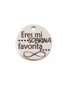 Pulsera frase eres mi hermana favorita | Creasentidos