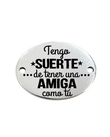 Pulsera frase tengo suerte de tenerte | Creasentidos