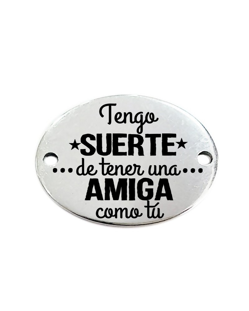 Pulsera frase tengo suerte de tenerte | Creasentidos