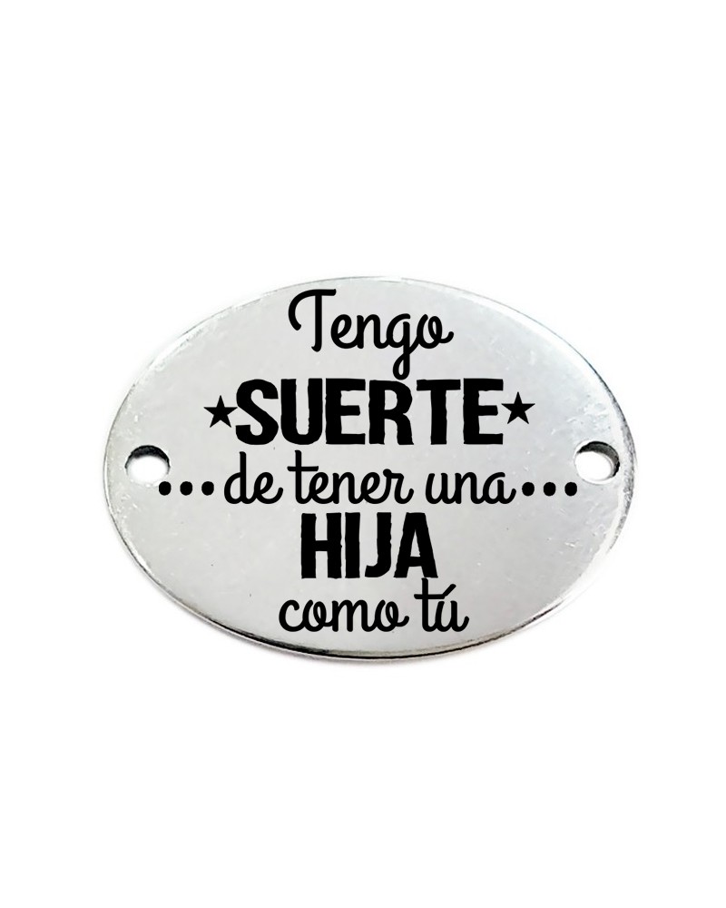 Pulsera frase tengo suerte de tenerte | Creasentidos