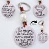 Llavero de acero, grabado personalizado día de la madre | Dcorazon