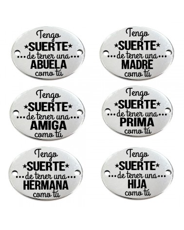 Pulsera frase tengo suerte de tenerte | Creasentidos