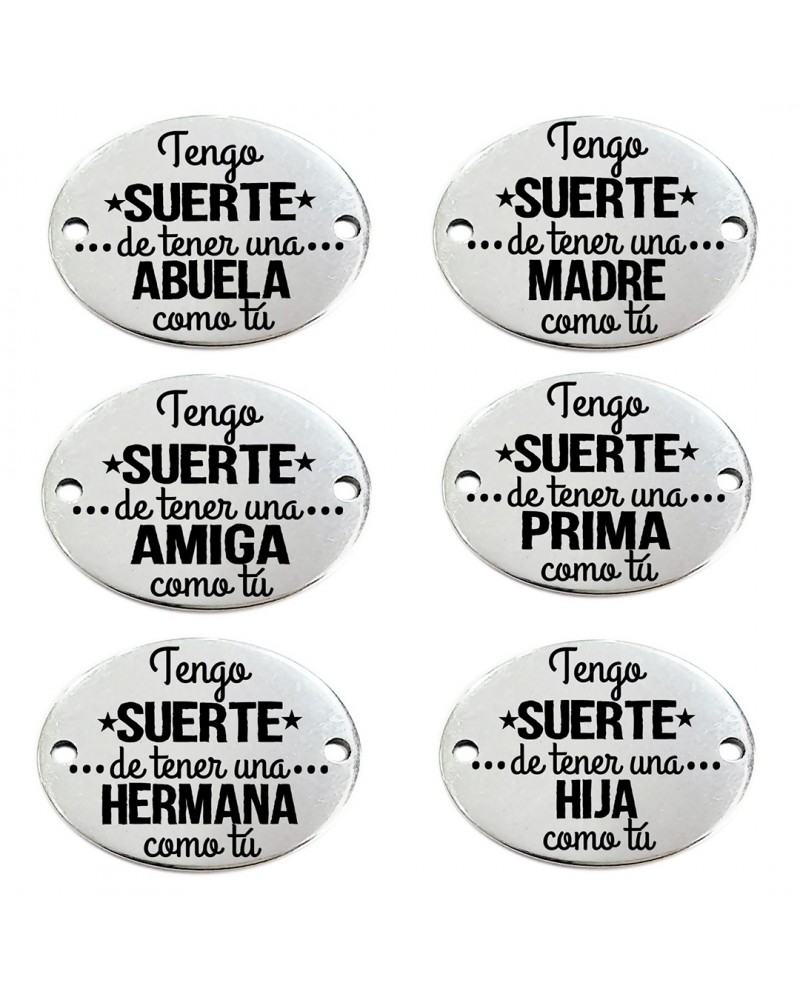 Pulsera frase tengo suerte de tenerte | Creasentidos