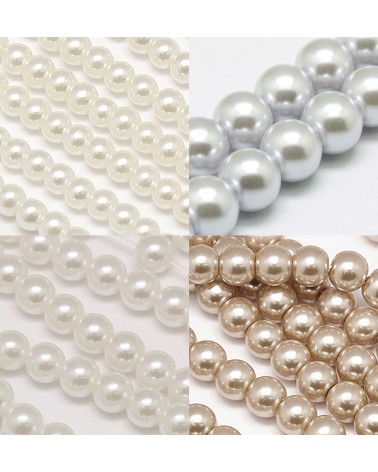 Perlas medianas de 6mm para bisuter├¡a | Creasentidos