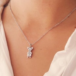 Collar con muñecos y nombres personalizados | D.Corazón