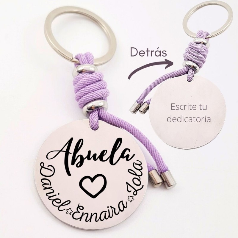 Llavero para personalizar regalos día de la madre| DCorazon