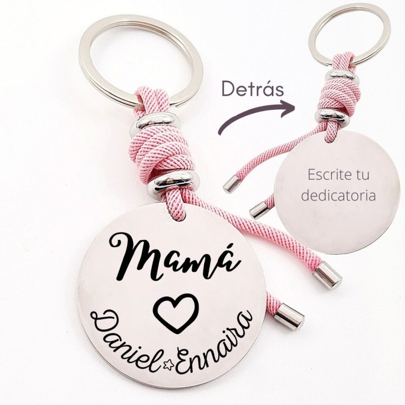 Llavero para personalizar regalos día de la madre| DCorazon