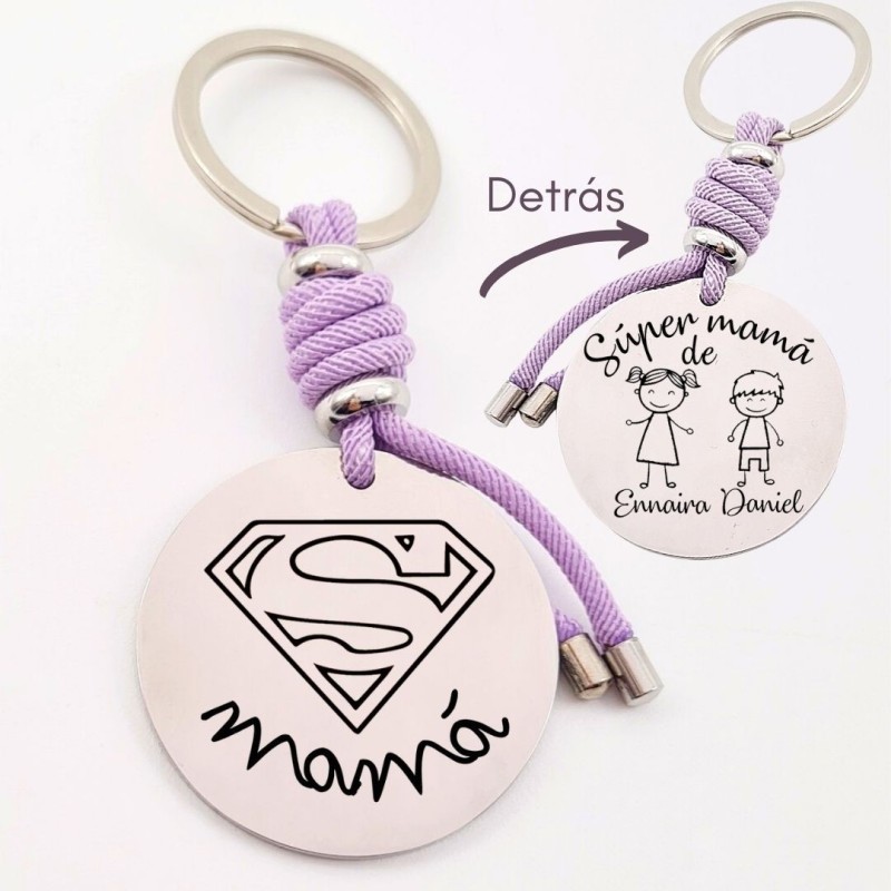 Llavero para personalizar regalos día de la madre| DCorazon