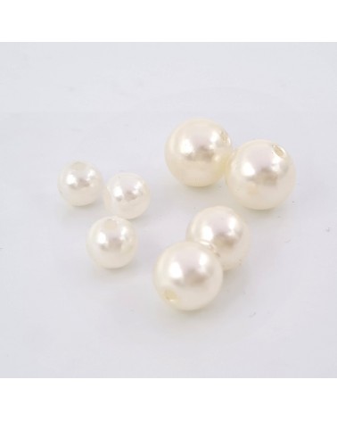 Perlas de color blanco para bisuter├¡a | Creasentidos