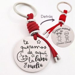 Llavero para personalizar regalos día de la madre| DCorazon