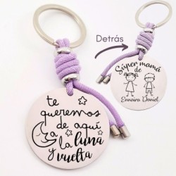 Llavero para personalizar regalos día de la madre| DCorazon