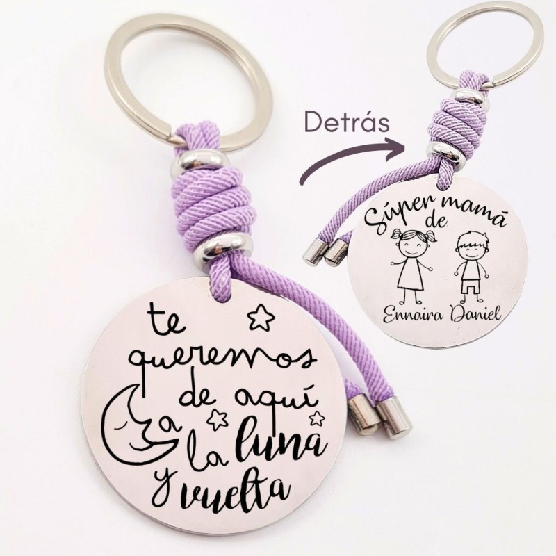 Llavero para personalizar regalos día de la madre| DCorazon