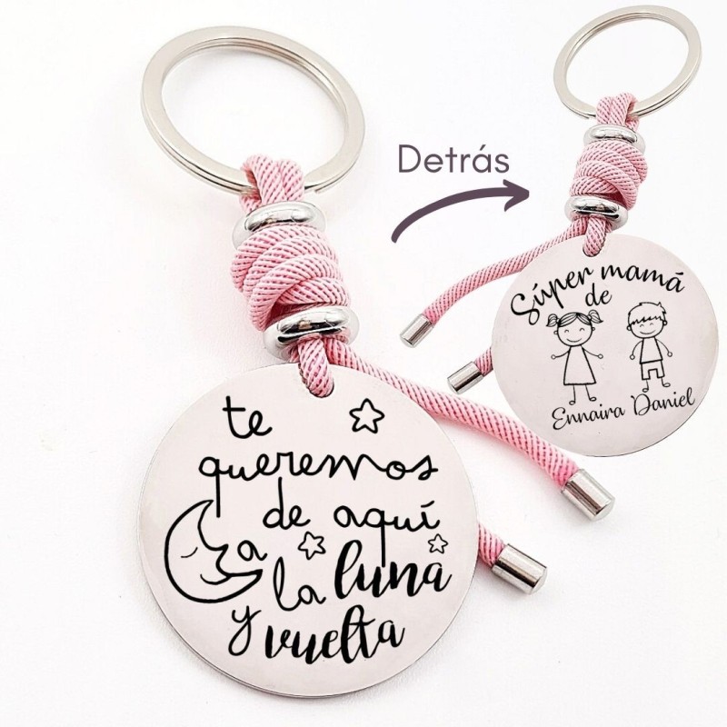 Llavero para personalizar regalos día de la madre| DCorazon