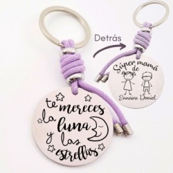 Llavero para personalizar regalos día de la madre| DCorazon