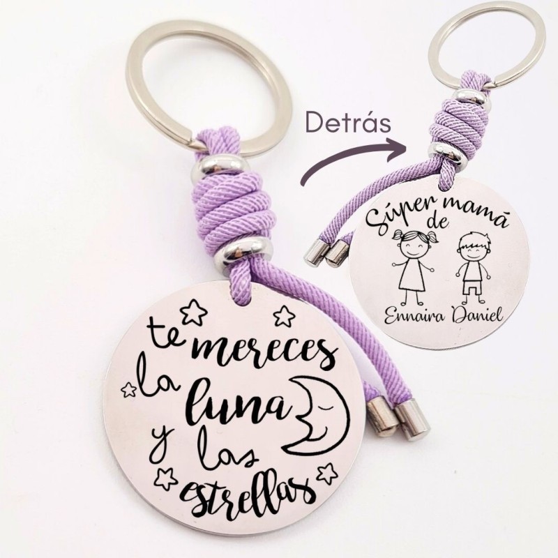 Llavero para personalizar regalos día de la madre| DCorazon