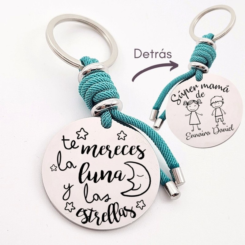 Llavero para personalizar regalos día de la madre| DCorazon