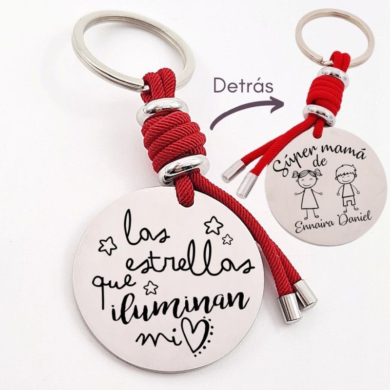 Llavero para personalizar regalos día de la madre| DCorazon