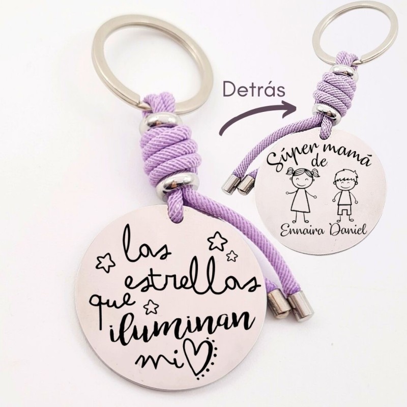 Llavero para personalizar regalos día de la madre| DCorazon
